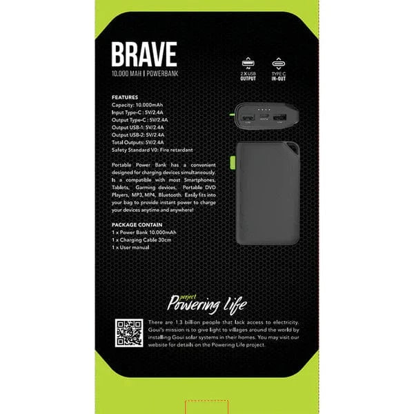 Goui Brave 10 - Batterie Externe 10,000 mAh 12W | Charge Rapide et Pratique - Image 8
